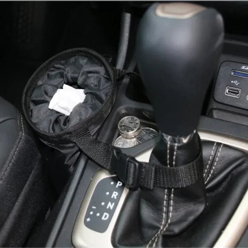 Seat Cleaner Fabric - ที่เก็บขยะติดเบาะหลังรถยนต์ ถุงเก็บขยะแบบแขวน ภาชนะเก็บขยะ ถังขยะในรถยนต์ ผ้าอ็อกซ์ฟอร์ด อุปกรณ์ทำความสะอาด