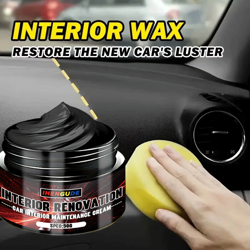 Trim Restorer Plastic - ครีมบำรุงภายในรถยนต์ 50 กรัม สำหรับฟื้นฟูพลาสติก หนัง และยาง