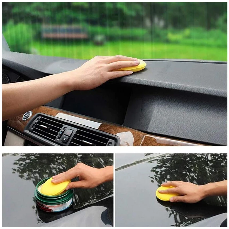 ฟองน้ำขัดเงารถยนต์ทรงกลม 12 ชิ - Wax Applicator Pad บทวิจารณ์และราคา